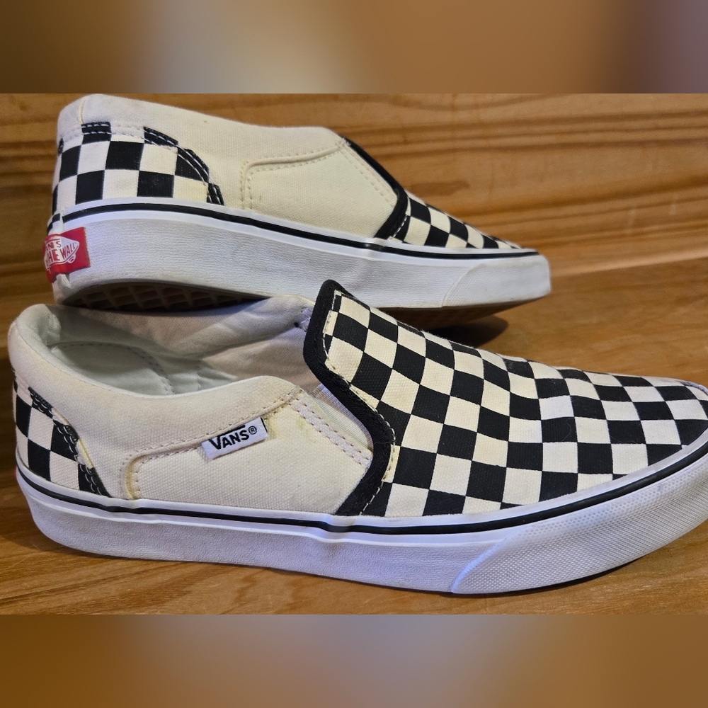 Vans Checkerboard Slip-On Sneakers
